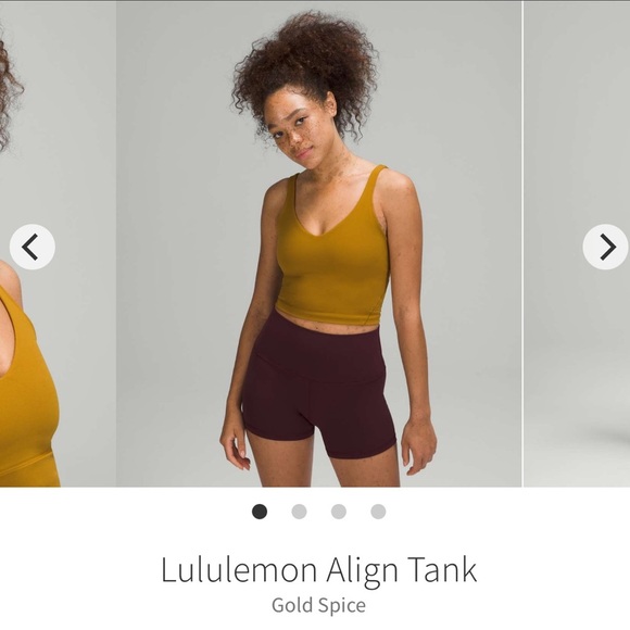 Lululemon Align Tank - Gold Spice - Picture 4 of 4